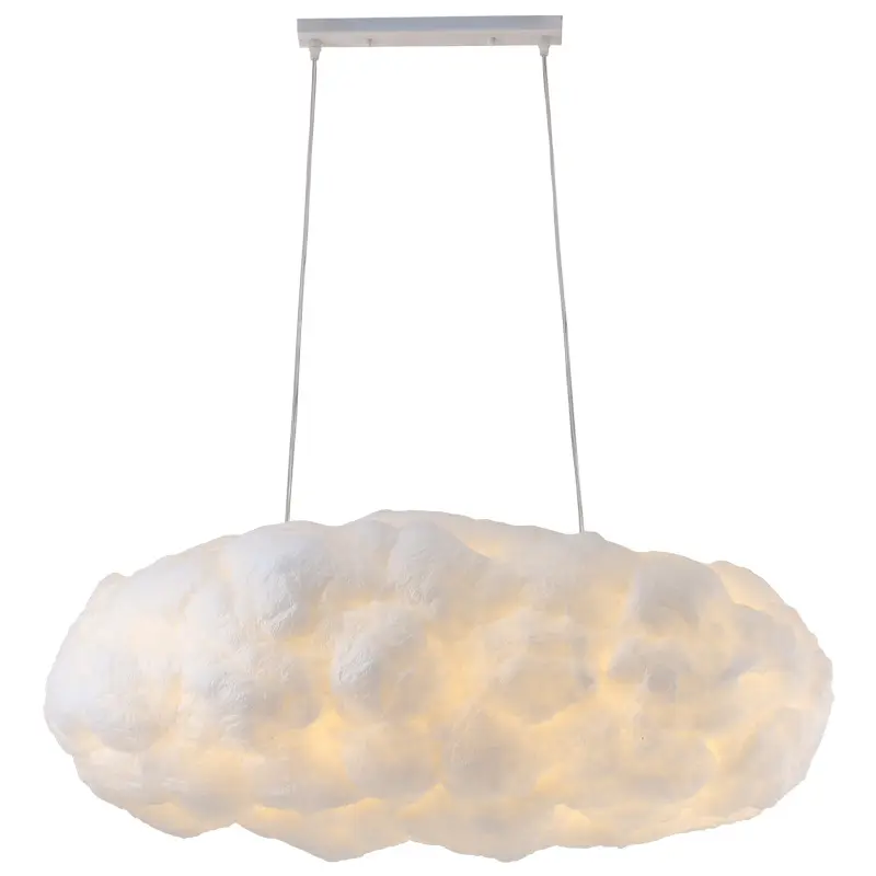 Creative LED Ceiling Bar Lamp Decorative Floating Clouds Shape Chandelier Pendant Light