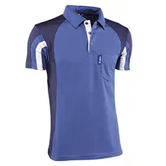 Polo - 920 S Industrial - Colore: Blu Navy / Azzurro - Tasca sul petto. 100% poliestere, 170 gsm. - Product Image 2
