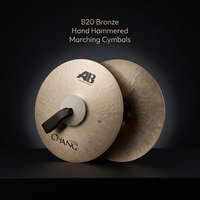 Cymbales de marche professionnelles Chang AB-Traditional Series en bronze B20 martelé à la main avec logo personnalisé pour orchestre et son chaud