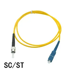 3m SC-ST kabel Jumper kabel Patch serat Mode tunggal dupleks