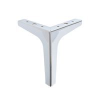 Accessoires de meubles en métal chromé noir doré, pieds de canapé en métal, pieds de canapé en métal pour canapés