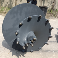 Perceuse à tarière conique durable avec dents en argile Pièces de machines de construction pour mèche de forage efficace