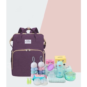Platzsparende Tragbare Faltbare Babybett-Rucksacktasche für Outdoor, Stillen und Reisen mit Wickeltasche - Product Image 4