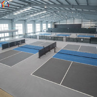 Edificio Deportivo de Gran Envergadura con Estructura de Acero para Cancha de Pickleball Interior, Gimnasio y Centro Recreativo