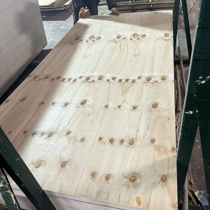 핫 세일 포플러 원목 판재 목재 가공용 모던 디자인 포름알데히드 방출 방수 접착 패널 - Product Image 1