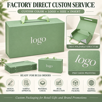 Boîte cadeau magnétique pliable avec poignée, logo personnalisé, pour vêtements, chaussures, cosmétiques, coffrets cadeaux et emballages de vente au détail pour boutiques