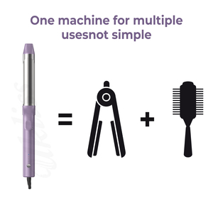 <span class=keywords><strong>Fer</strong></span> à boucler automatique professionnel PTC avec écran LCD, en plastique, pour usage domestique et professionnel en salon - Product Image 2
