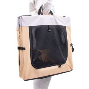 Customization Metal Frame Portable Pet Cat Crate Foldable Travel Pet Soft Sided Bag Soft Sided Dog Crate - Product Image 4