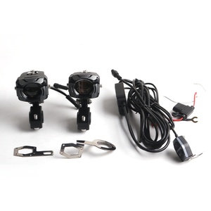 SANVI FF Motorcycle <b>Spotlight</b> LED Light Yellow+White Dual Colors 24-28W 30000 Hours Lifespan - Product Image 3