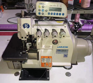 Máquina de coser usada barata Jack Overlock con cortahilos automático, máquinas informáticas para prendas de vestir, máquina para etiquetas de ropa, máquina de coser plana Jack - Product Image 2