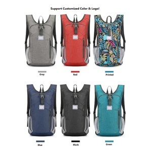 Mochila de senderismo plegable y ligera, mochila de día que se puede guardar en una bolsa, bolsillos de malla, correas transpirables para viajes, ciclismo y desplazamientos diarios - Product Image 4