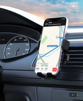 Support de téléphone universel flexible pour bureau, fixation sur grille d'aération ou tableau de bord, clip de maintien pour mobile automobile en ABS+Silicone