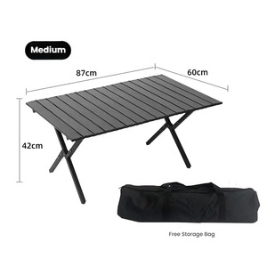 Produits très vendus <span class=keywords><strong>Table</strong></span> de pique-nique pliable pour le <span class=keywords><strong>camping</strong></span> <span class=keywords><strong>Table</strong></span> de jardin d'extérieur <span class=keywords><strong>Table</strong></span> à manger portable en alliage d'aluminium pliable - Product Image 2