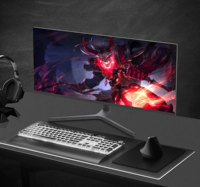 Fábrica de China Monitor negro de 34 pulgadas Monitor de computadora PLANO 4K de bajo brillo para oficina