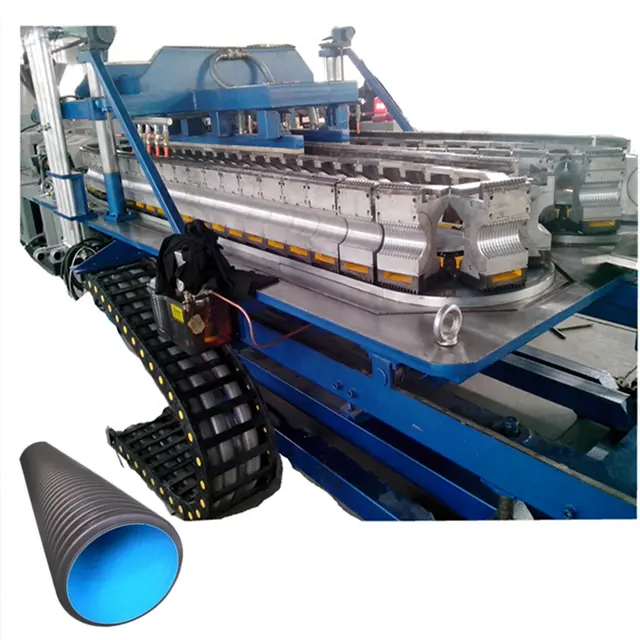 Máquina de fabricación de tuberías de drenaje corrugado de doble pared DWC Línea de producción de tuberías corrugadas de tuberías de agua