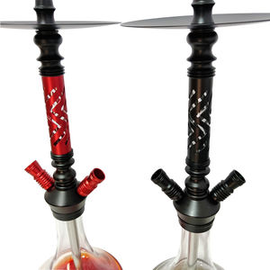 Lvhe 1 Manguera 2 Mangueras DISPONIBLES Aluminio Mezcla de colores Venta al por mayor Hookahs China Trade - Product Image 4