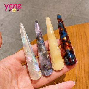 Nuevas pinzas de pelo de acetato de celulosa de moda diseño de boca de pato para mujeres y niñas - Product Image 2