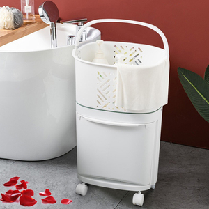 Hot sale widely use multifunction portable storage basket clothes toy kids pp plastic laundry basket