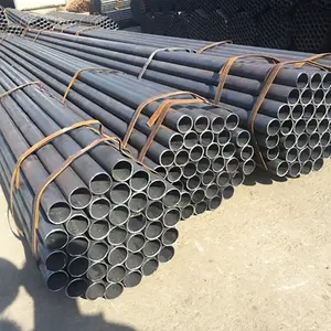 Black Pipes BS1387 Welded Carbon ERW Steel Pipe And Tubes