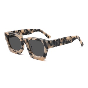 Wholesale Thick Rectangle Sunglasses Unisex UV400 Blocking Classic Square Acetate <b>Frame</b> Fashion Streetwear <b>Eyeglasses</b> - Product Image 4