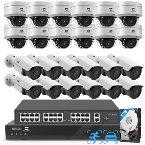 Gwsecu <span class=keywords><strong>32</strong></span> kênh CCTV NVR Hệ thống camera OEM 5MP POE IP an ninh ngoài trời Dome Bullet SMD ai chuyển động nhà thương mại giám sát - Product Image 1