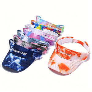 หมวกกันแดดทรงโค้งผ้าฝ้ายลายมัดย้อมสำหรับฤดูร้อนและกิจกรรมกลางแจ้ง - Product Image 1
