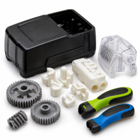 Bagian Cetakan Injeksi Plastik Kustom ABS PP PC POM PET Akrilik Nylon Produsen OEM ODM Tahan Air Tahan UV Industri