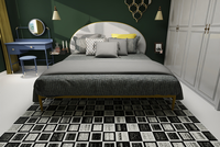 Tapis en Jacquard Wilton PP, fabriqué à la machine, antidérapant, écologique, résistant au feu, grande taille, doux et confortable, pour la maison, le salon