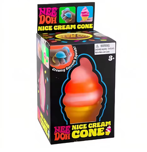 GLIWAY Colorful Ice Cream Cone Needoh <b>Squishy</b> Blind Box Soft Squeeze Stress Relief Fidget Toys for Kids Party Favors - Product Image 1