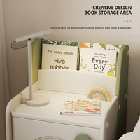 Meubles pour bébés Hobbytree Armoire de rangement en plastique avec étagère Tables de chevet pour chambre d'enfants