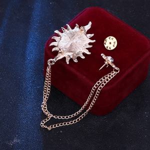 Broche Grande con Diseño de Sol, Cadena con Borla, Joya Grande, Corsage, Accesorio para <span class=keywords><strong>Traje</strong></span> de Hombre, Pin Agresivo - Product Image 4