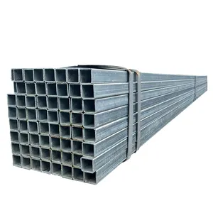 ASTM A530/A519/A53 laminado en frío pre galvanizado rectangular soldado cuadrado hueco sección tubo de acero casa prefabricada tubo de acero