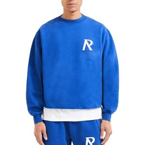 Top qualité 100% coton vêtements pour hommes sweats à col rond Streetwear survêtements Denimes bouffée impression sweats à capuche pour hommes - Product Image 1