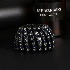 <span class=keywords><strong>PL</strong></span> رأس كرة حجر الراين الجديدة جهاز لفائف الشعر برعم رأس حجر الراين عش الطيور الكورية - Product Image 6