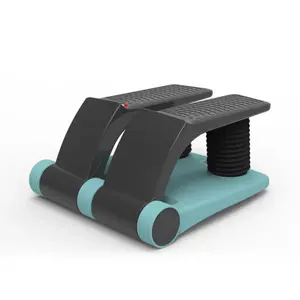 Fábrica al por mayor uso doméstico ejercicio fitness escalera paso aeróbico caminar máquina mini paso a paso con bandas de resistencia