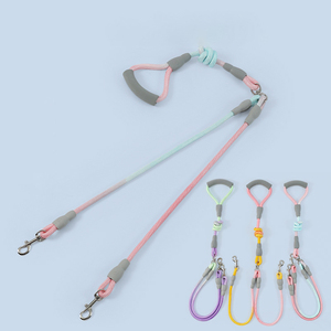 Correa Doble de Nailon de Color Sólido, Moderna y Multifuncional, Manos Libres, para <span class=keywords><strong>Perros</strong></span> Medianos y Grandes, para Correr, Caminar y Hacer Senderismo - Product Image 2