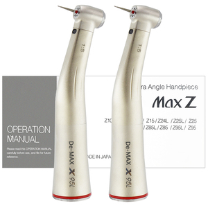 <span class=keywords><strong>Micromotor</strong></span> dental eléctrico <span class=keywords><strong>de</strong></span> baja velocidad con cuerpo <span class=keywords><strong>de</strong></span> acero inoxidable, luz óptica y contra-ángulo <span class=keywords><strong>de</strong></span> aumento 1:5, modelo X95L, color rojo. - Product Image 1