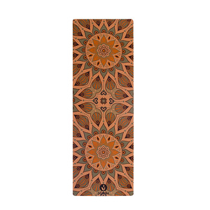 Eco Friendly 5mm Thick Biodegradable Yoga <b>Matte</b> Cork Mat Set Double Layer Natural Fitness Waterproof Custom Logo Yoga Mats - Product Image 6