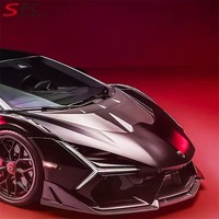 Kit carrosserie en fibre de carbone sèche SPC RY pour Lamborghini Revuelto R Style, kit aérodynamique en fibre de carbone préimprégnée pour Revuelto
