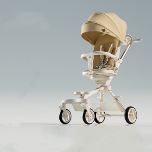 Nouvelle poussette bébé pliable <span class=keywords><strong>2</strong></span>-en-<span class=keywords><strong>1</strong></span> dispositif à bascule siège de voiture cadre en alliage d'aluminium - Product Image 1