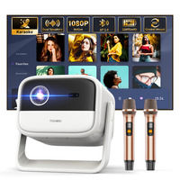 Fournisseur de projecteurs portables en gros, haut-parleur intégré, MEMC HDR10+, prise en charge 1080P, projecteur intelligent Android, service OEM/ODM