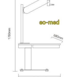 China Top Quality Ophthalmic Motorized Optometry <b>Table</b> <b>C</b>-150 <b>C</b>-150B - Product Image 2