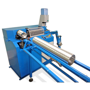 Hot-dip Galvanized Steel <b>Strip</b> <b>PVC</b> Film Lamination HVAC Air Duct Making Machine for Chimney Tube - Product Image 4
