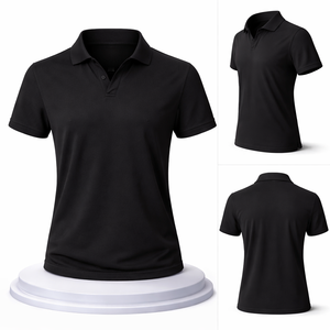 Camisa Polo Premium para Hombre, Logotipo Personalizado, Manga Corta, Corte Ajustado, Estilo Casual de Negocios, Camisa de Golf, Tejido Transpirable de Alto Rendimiento - Product Image 2