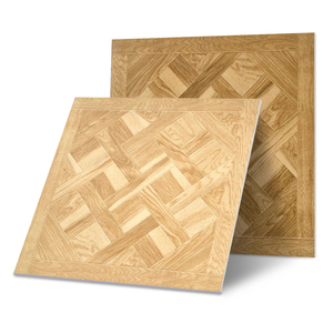 Vente chaude usine : Carreaux <span class=keywords><strong>de</strong></span> mosaïque en céramique effet bois moderne style Versailles français 600x600mm, épaisseur 10mm, absorption d'eau <0,5% - Product Image 1