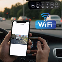 Caméra de rétroviseur avec streaming pour BYD e6 H-X, 2K, 9,2 pouces, WiFi, compatible universel