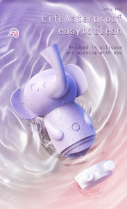 Juguetes Sexuales Vibradores con Succión y Lamido para Mujeres, Vibrador en Forma de Elefante Pequeño, Gran Venta - Product Image 6