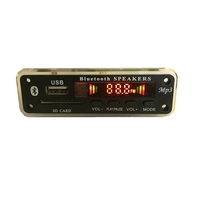 JK6836BT-C module de circuit audio bluetooth haut-parleur de musique de voiture, intégré MP3 bluetooth fm radio carte SD