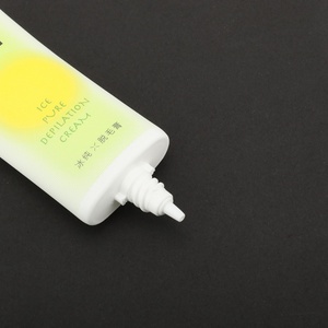 Factory Wholesale Custom Logo Printed Empty 60g <b>Plastic</b> Nozzle Tube <b>Container</b> for Skin Care Cosmetic Hair Removal Cream - Product Image 4