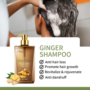 Champú de jengibre de calidad superior 800 ml Paquete familiar grande Cuidado general del cabello Nutre el cuero cabelludo Mantiene el cabello suave y manejable - Product Image 4